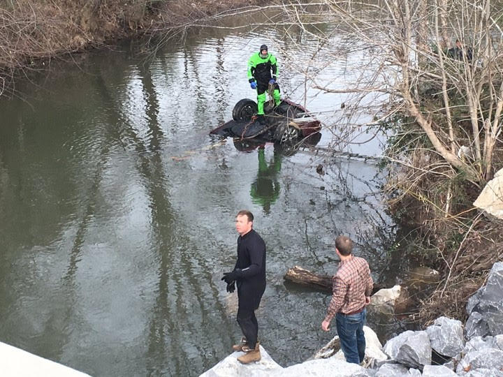 Dive Unit collecting evidence